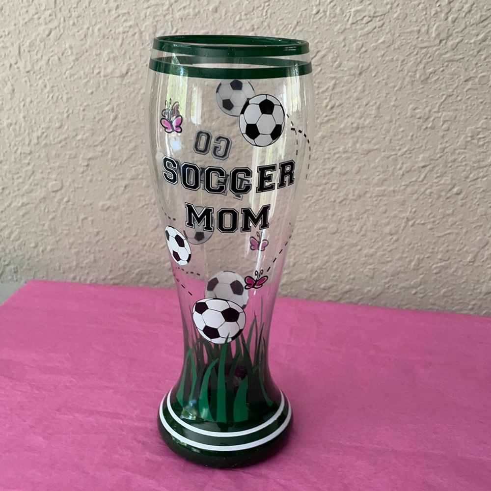 Soccer Mom Pilsner Glass New